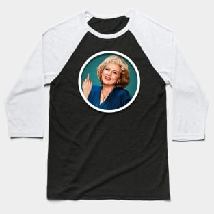 Betty White Flipping Off Baseball T-Shirt